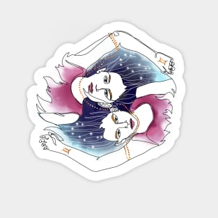 Gemini zodiac Sticker